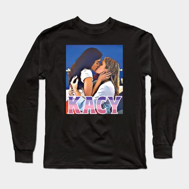 kacy once said you can kiss anyone you want Long Sleeve T-Shirt by whatyouareisbeautiful